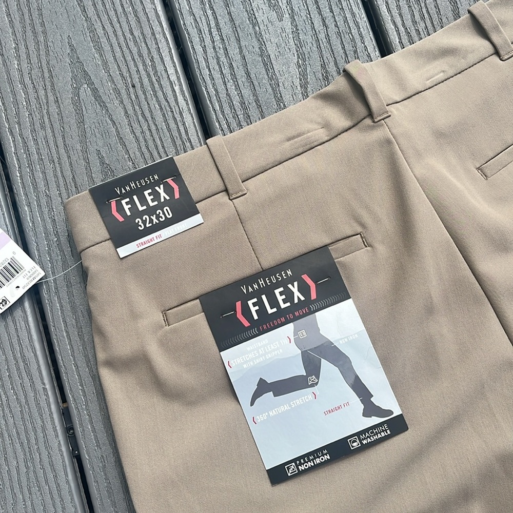 Van Heusen Men's Khaki Dress Pants - Picture 8 of 9